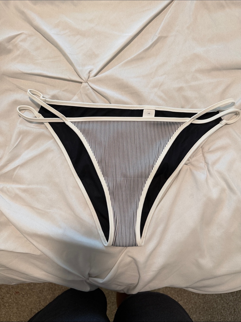 aerie Ribbed Cheeky Bikini Bottom